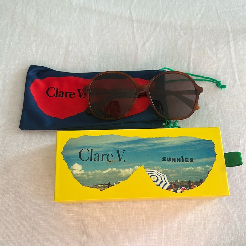Clare V. Jane Sunglasses Sienna